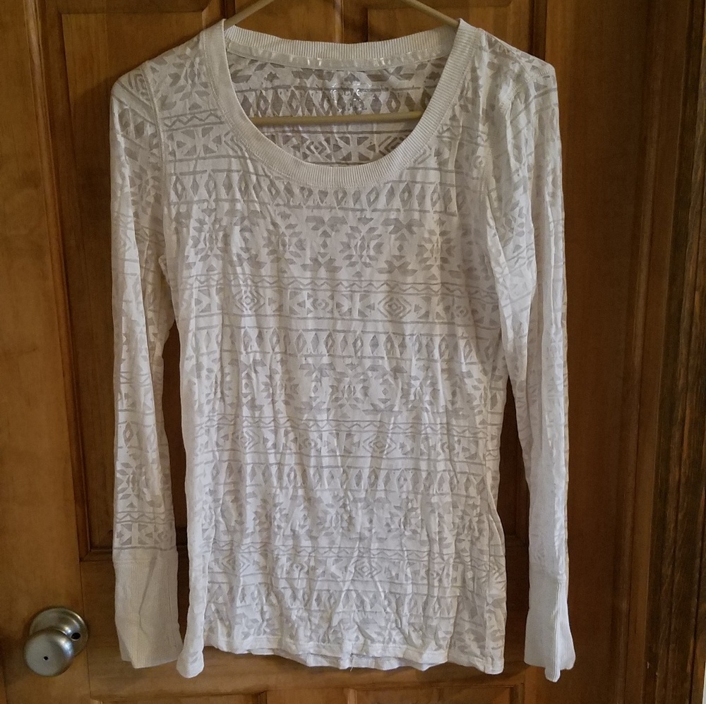 Aztec burnout top